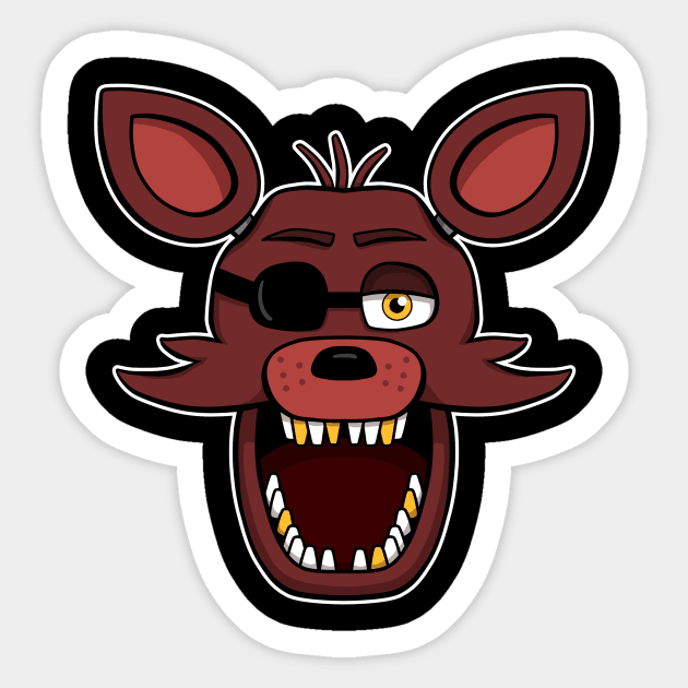 Five Nights at Freddy's - Foxy Sticker by Kaiserin